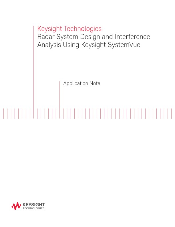 Radar System Design and Interference Analysis Using SystemVue PDF Asset